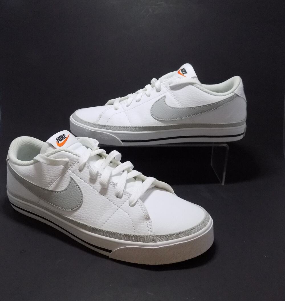 Nike Court Legacy Next Nature White Grey Fog- Size Men's 8.5 or Women's 10